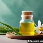 Home 21 천연 스킨케어 제품의 성분 확인법 - A close-up, high-resolution image of a diverse set of natural skincare ingredients commonly found in...