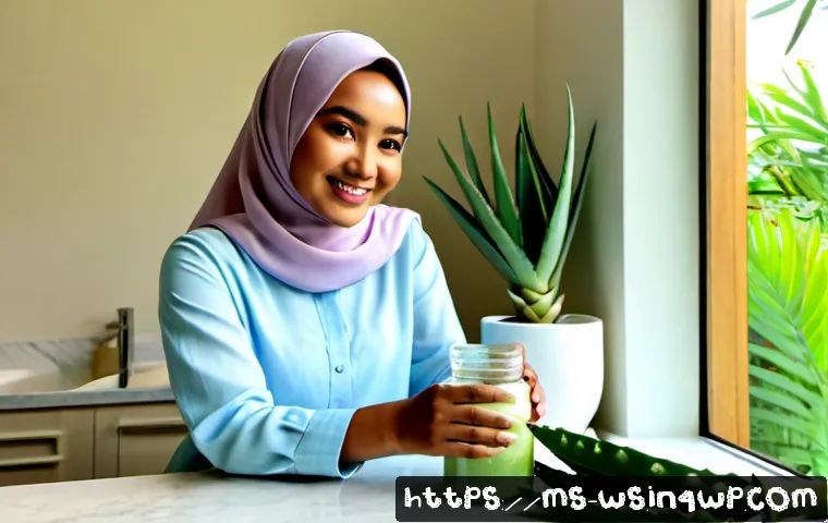 천연 스킨케어의 만족도 조사 결과 - Photorealistic natural skincare satisfaction survey concept, a cheerful Malay Muslim woman wearing a...